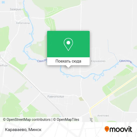 Карта Караваево
