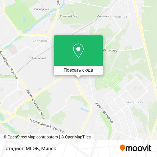 Карта стадион МГЭК