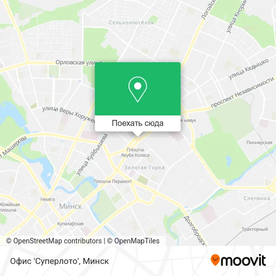 Карта Офис 'Суперлото'