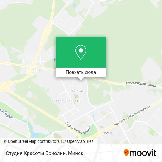 Карта Студия Красоты Бриолин