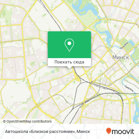 Карта Автошкола «Близкое расстояние»