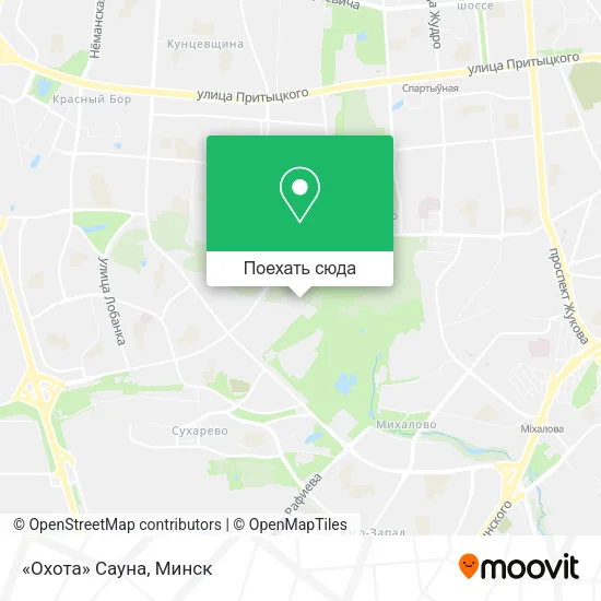 Карта «Охота» Сауна