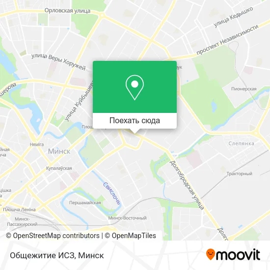 Карта Общежитие ИСЗ