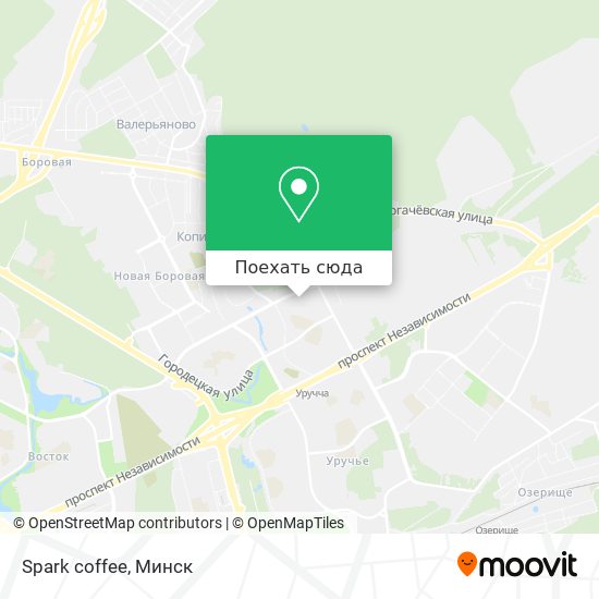 Карта Spark coffee