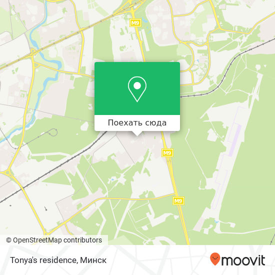 Карта Tonya's residence