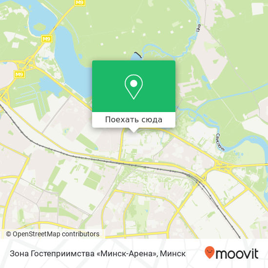 Карта Зона Гостеприимства «Минск-Арена»