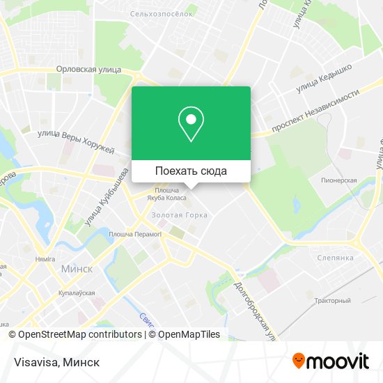 Карта Visavisa