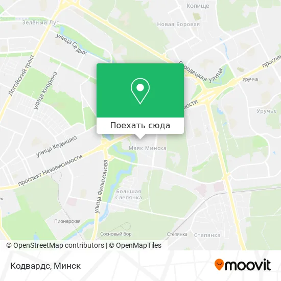 Карта Кодвардс