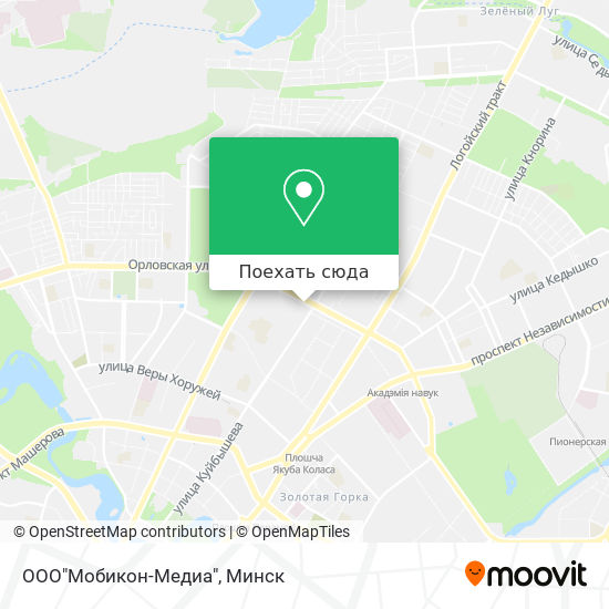 Карта ООО"Мобикон-Медиа"