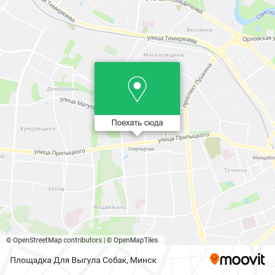 Карта Площадка Для Выгула Собак
