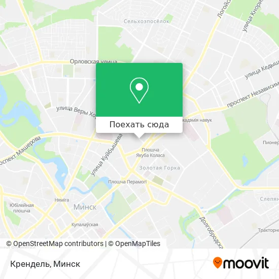 Карта Крендель