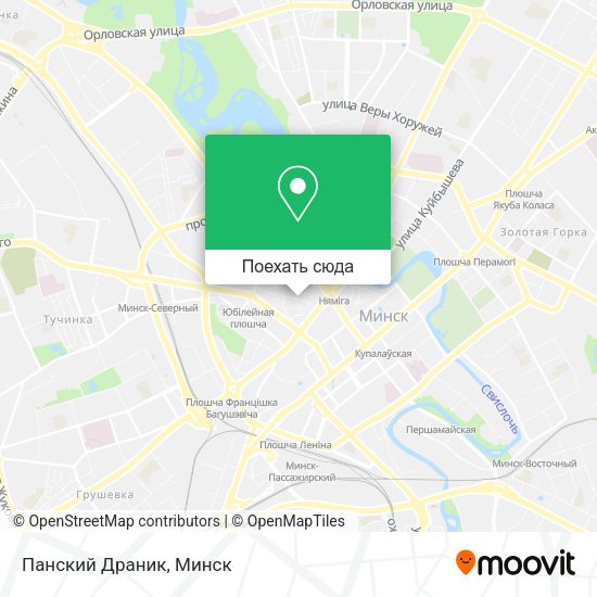 Карта Панский Драник