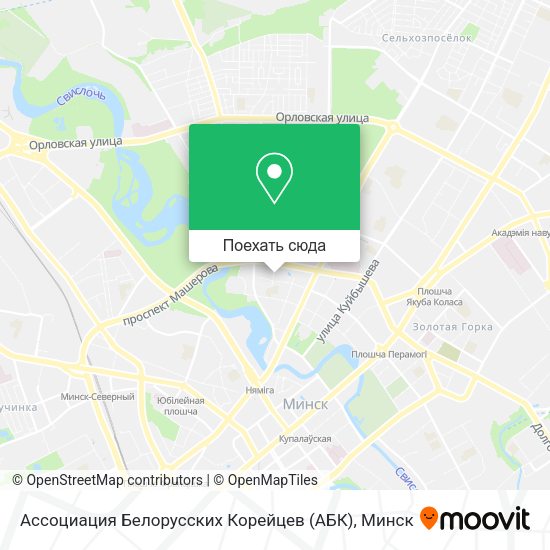 Карта Ассоциация Белорусских Корейцев (АБК)