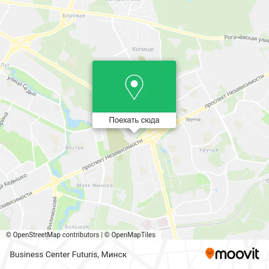 Карта Business Center Futuris