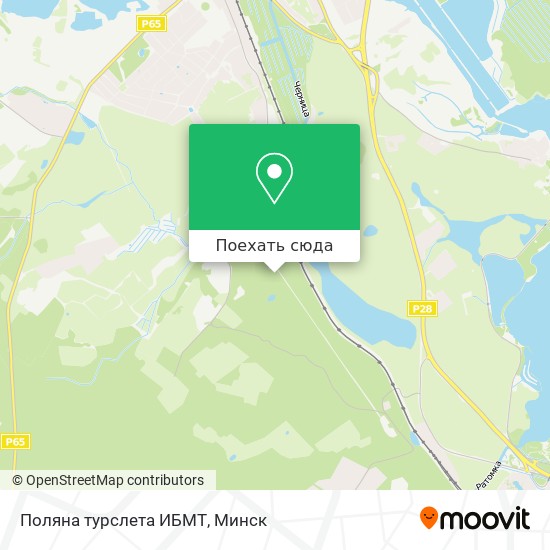 Карта Поляна турслета ИБМТ