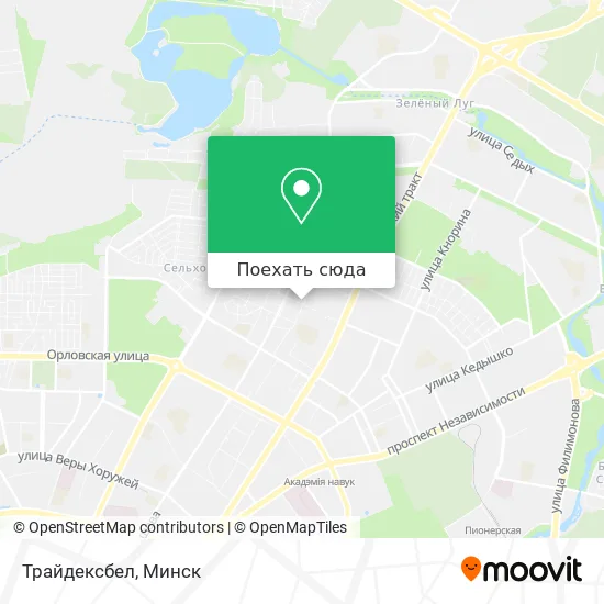 Карта Трайдексбел