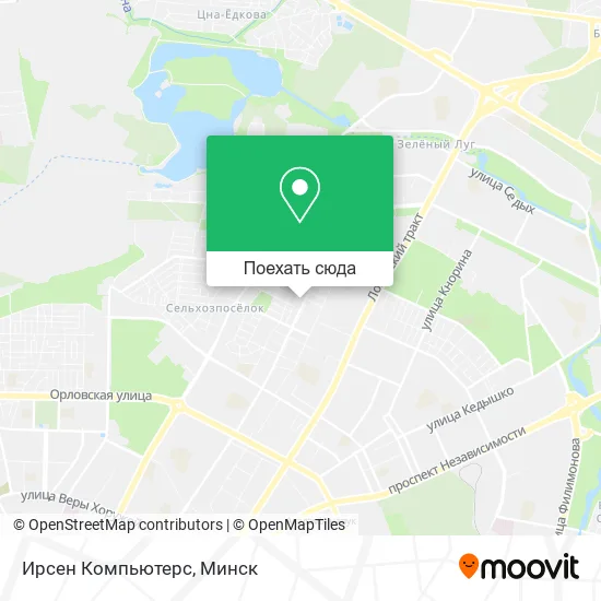 Карта Ирсен Компьютерс