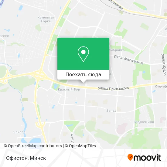 Карта Офистон