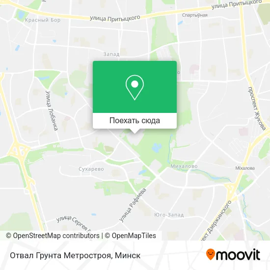 Карта Отвал Грунта Метростроя