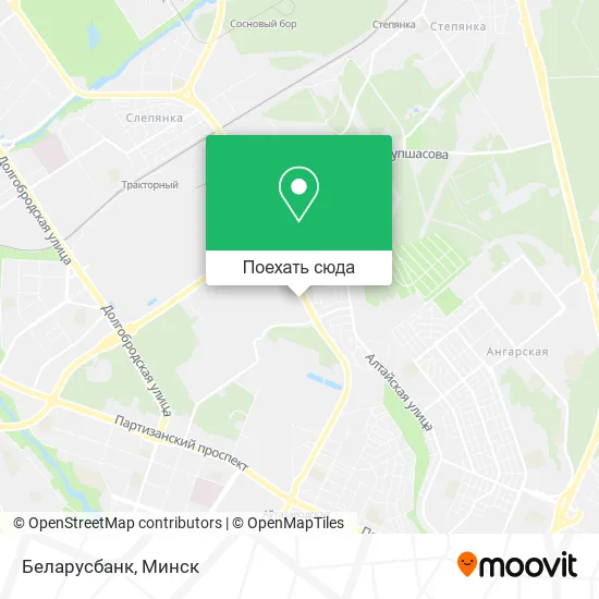 Карта Беларусбанк