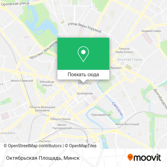 Карта Октябрьская Площадь