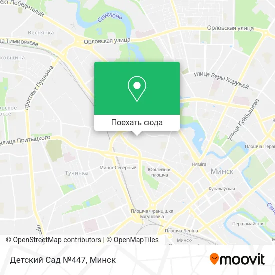 Карта Детский Сад №447