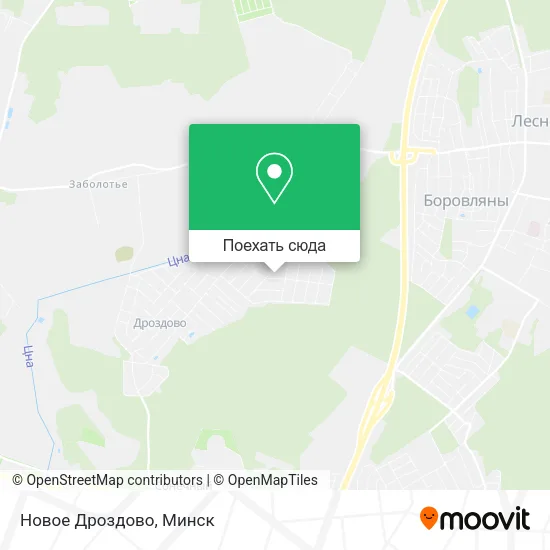 Карта Новое Дроздово