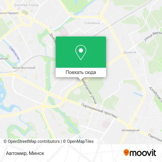 Карта Автомир