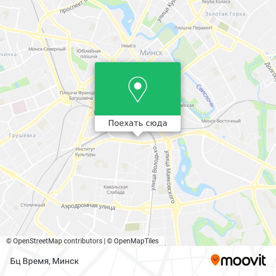 Карта Бц Время