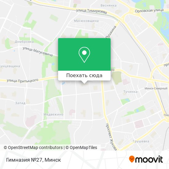 Карта Гимназия №27