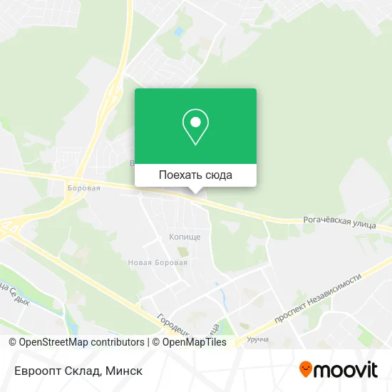 Карта Евроопт Склад