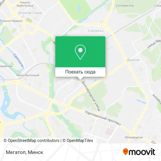 Карта Мегатоп
