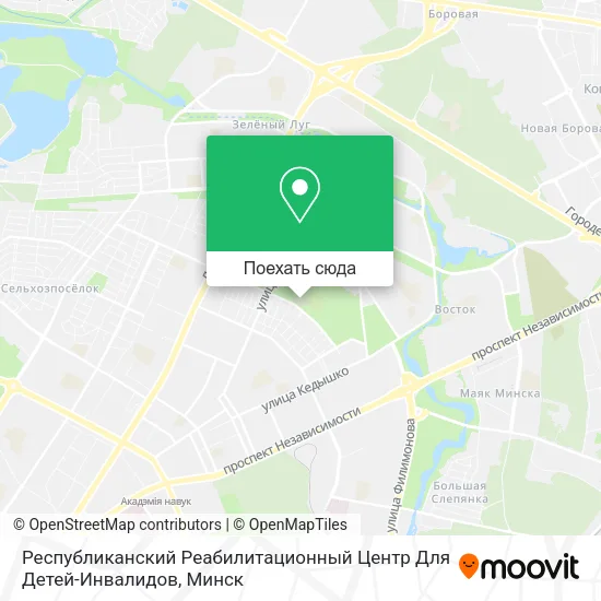 Карта Республиканский Реабилитационный Центр Для Детей-Инвалидов
