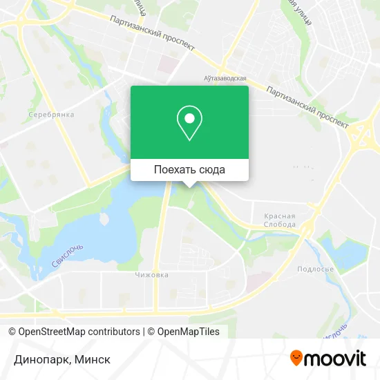 Карта Динопарк