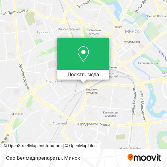 Карта Оао Белмедпрепараты