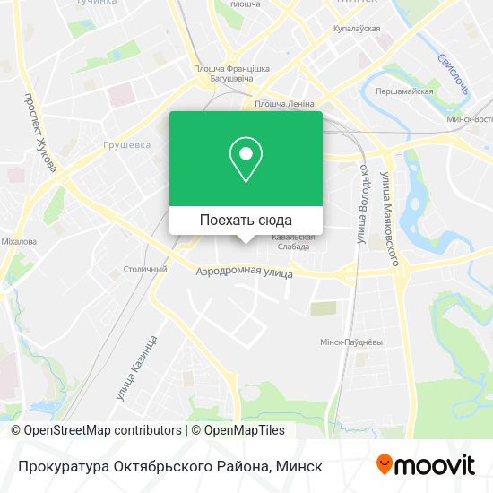 Карта Прокуратура Октябрьского Района