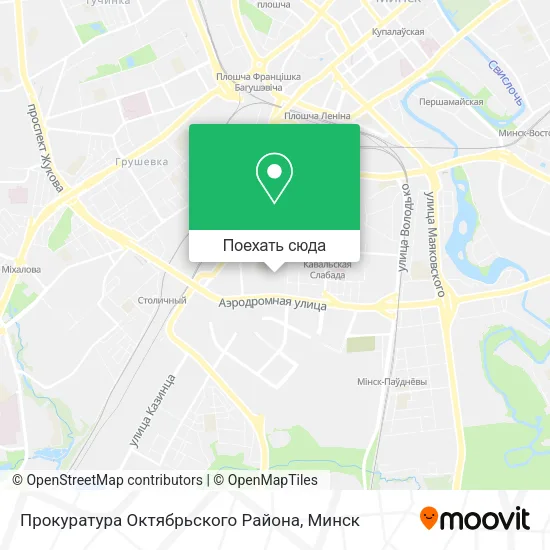 Карта Прокуратура Октябрьского Района