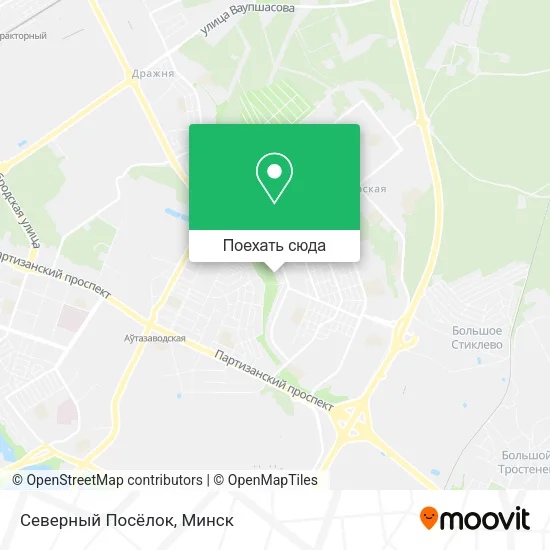Карта Северный Посёлок