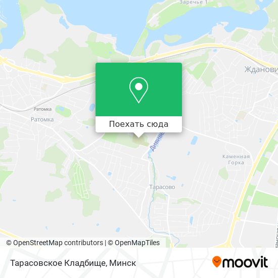 Карта Тарасовское Кладбище