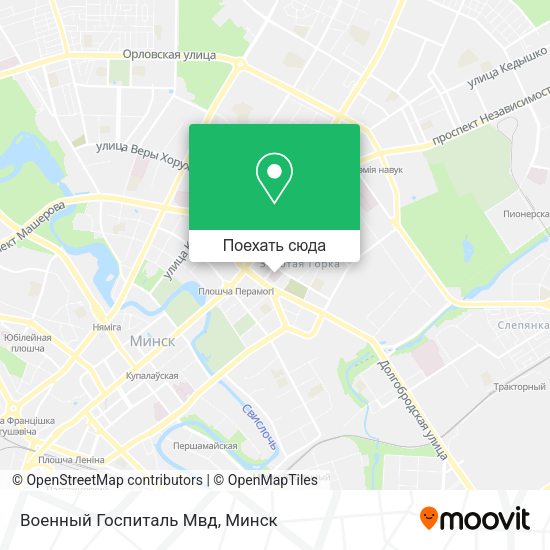 Карта Военный Госпиталь Мвд