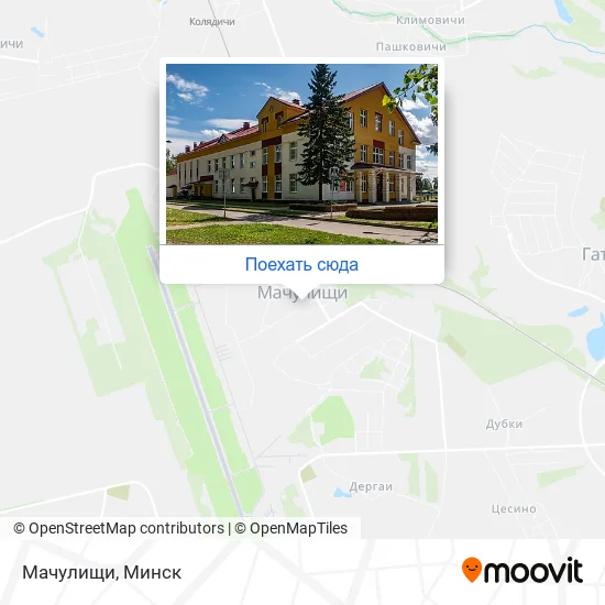 Карта Мачулищи