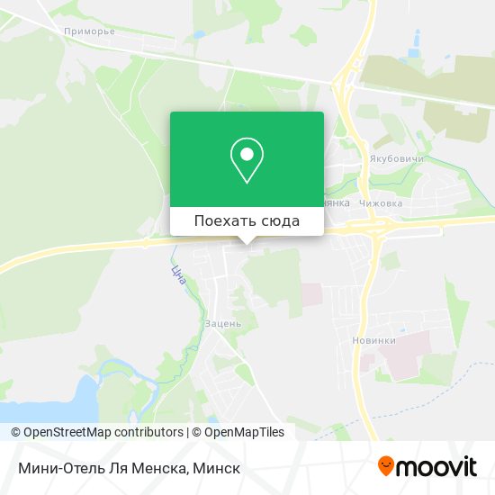 Карта Мини-Отель Ля Менска