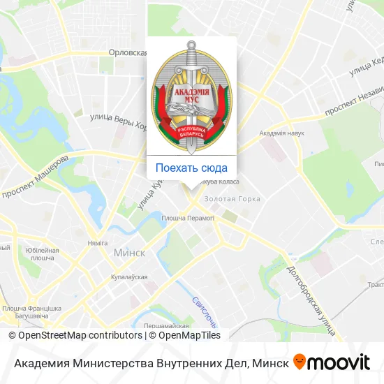 Карта Академия Министерства Внутренних Дел