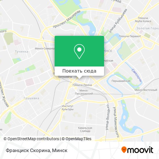 Карта Франциск Скорина