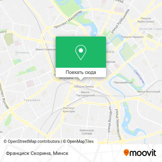 Карта Франциск Скорина