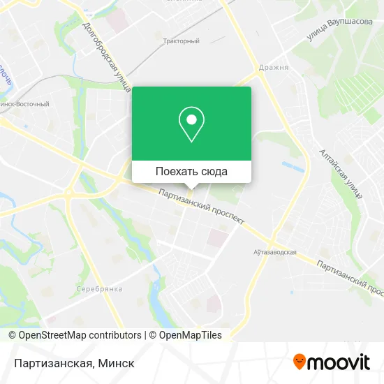 Карта Партизанская