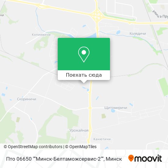 Карта Пто 06650 ""Минск-Белтаможсервис-2""