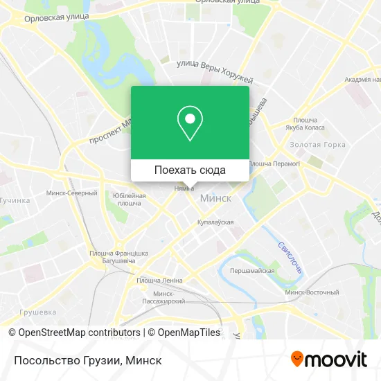 Карта Посольство Грузии