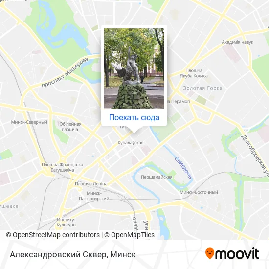 Карта Александровский Сквер