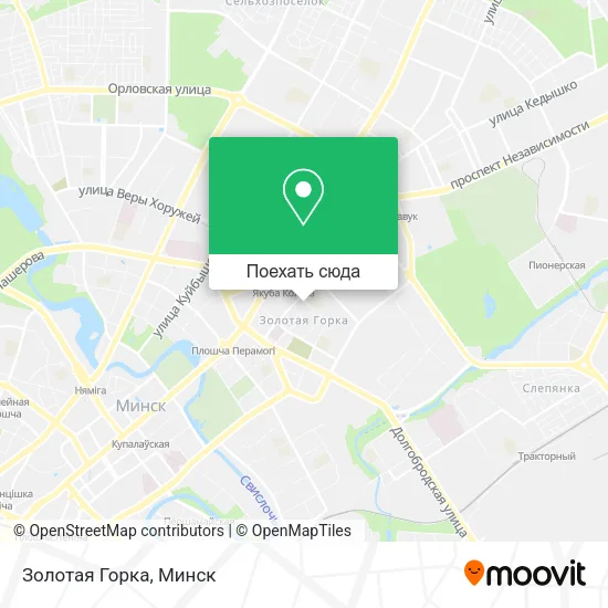 Карта Золотая Горка